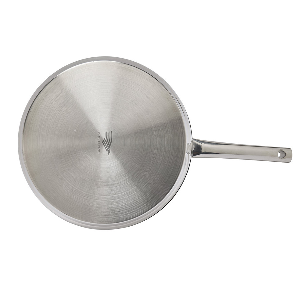 Sauteuse inox avec couvercle