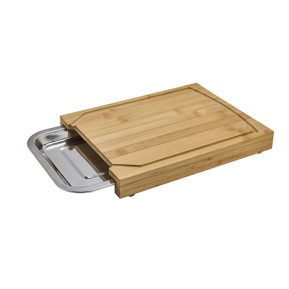 Planche à découper avec bac amovible