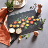 Planche à découper motif tomates cerises