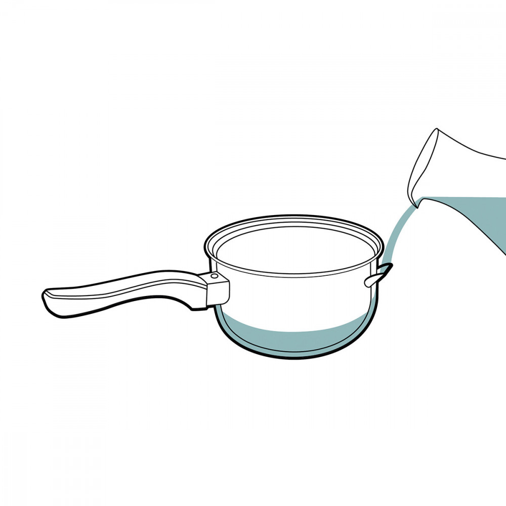 Casserole bain-marie