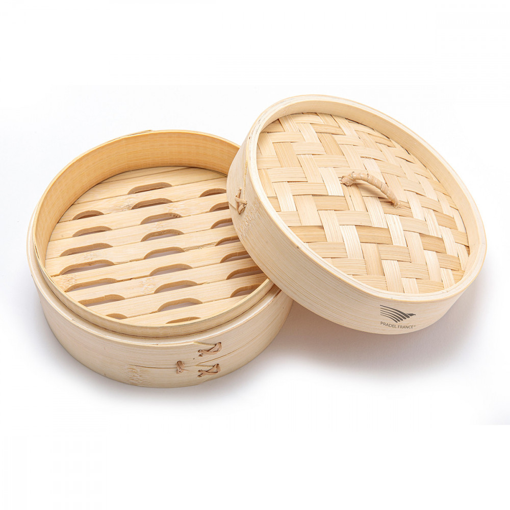 Cuit vapeur 2 paniers + 1 couvercle