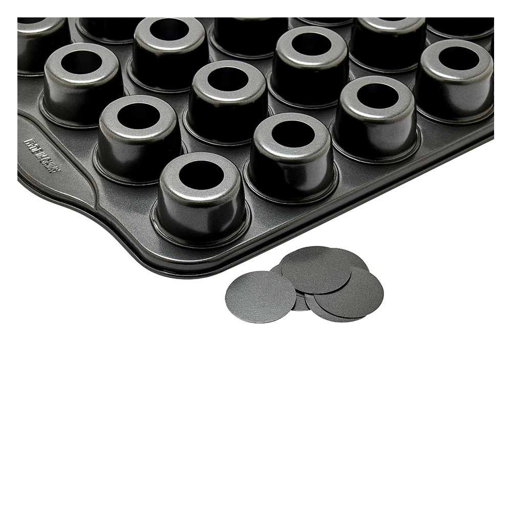 Maxi moule 24 mini muffins fond amovible