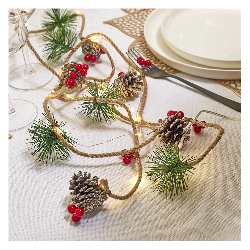 Guirlande de table lumineuse