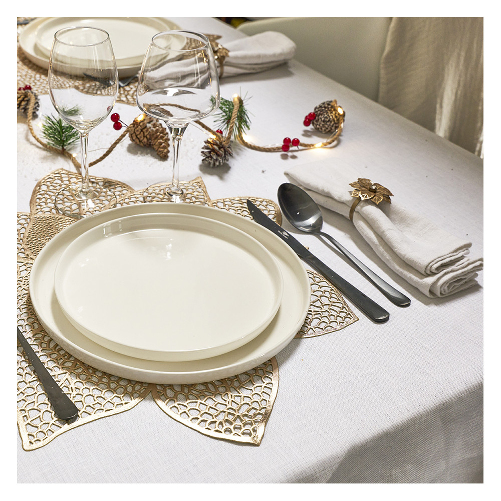 Lot de 6 ronds de serviette