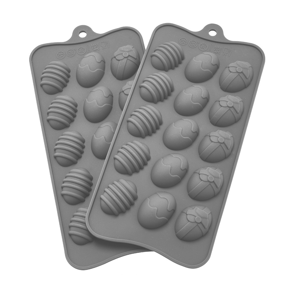 Lot de 2 moules chocolat