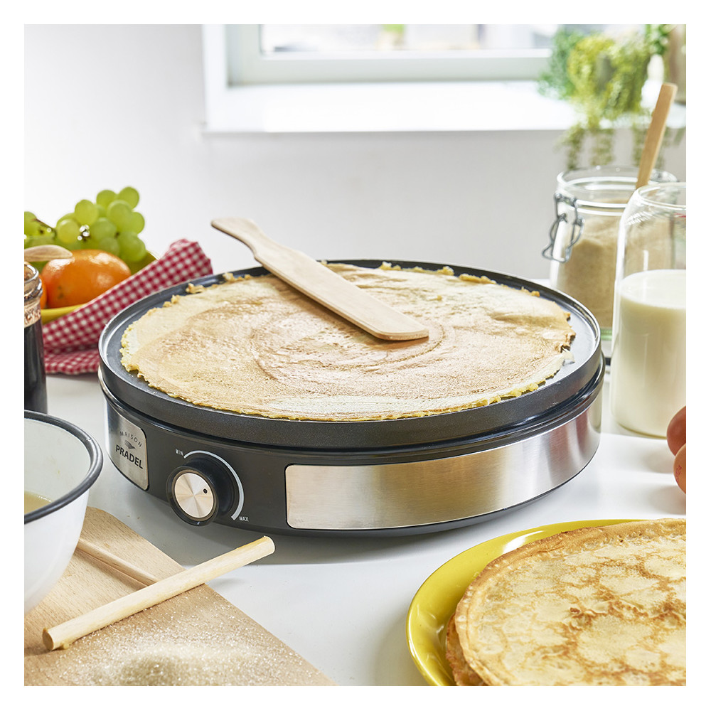 Crêpière électrique réversible
