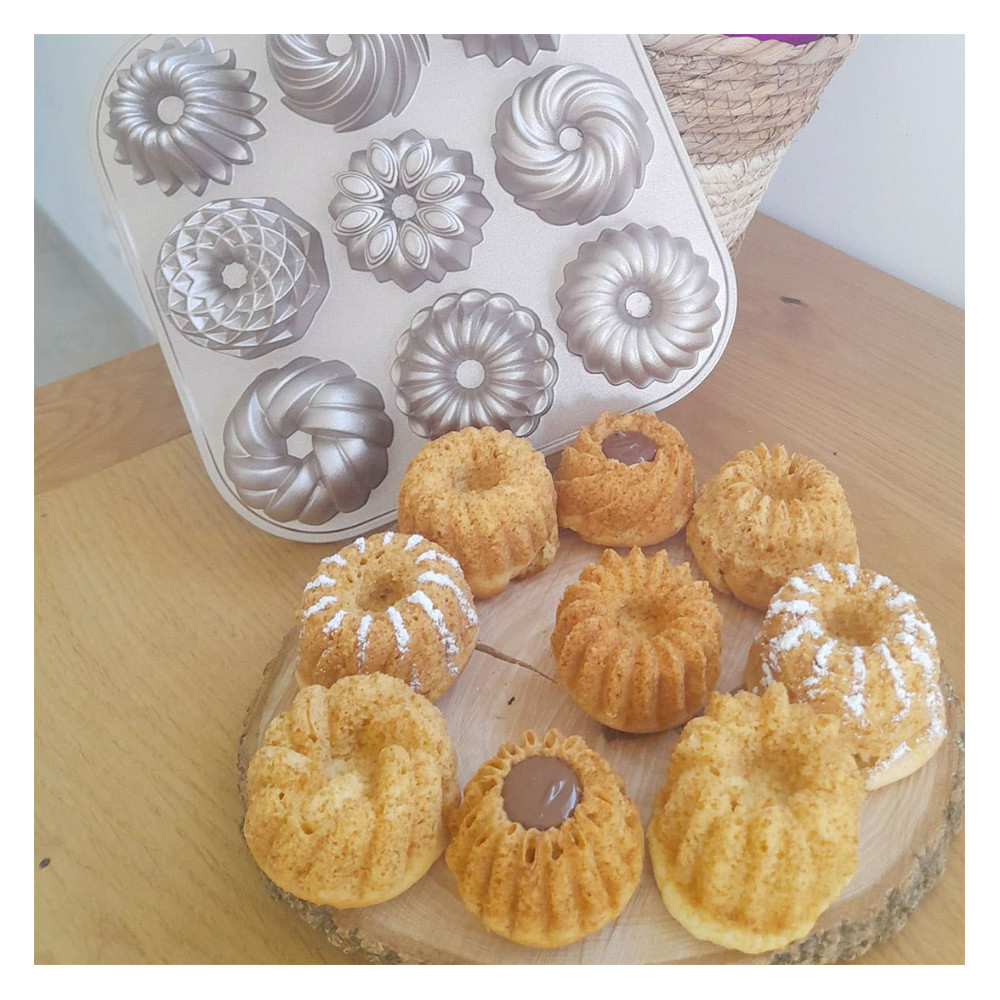 Moule 9 mini kouglofs