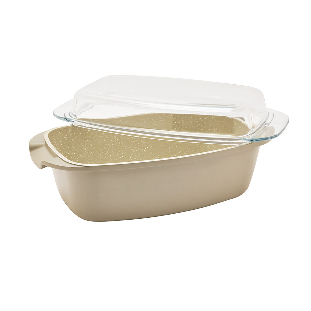 Plat four et son couvercle "ORGANIC"