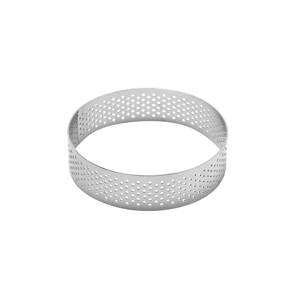 6 cercles à tartes perforés