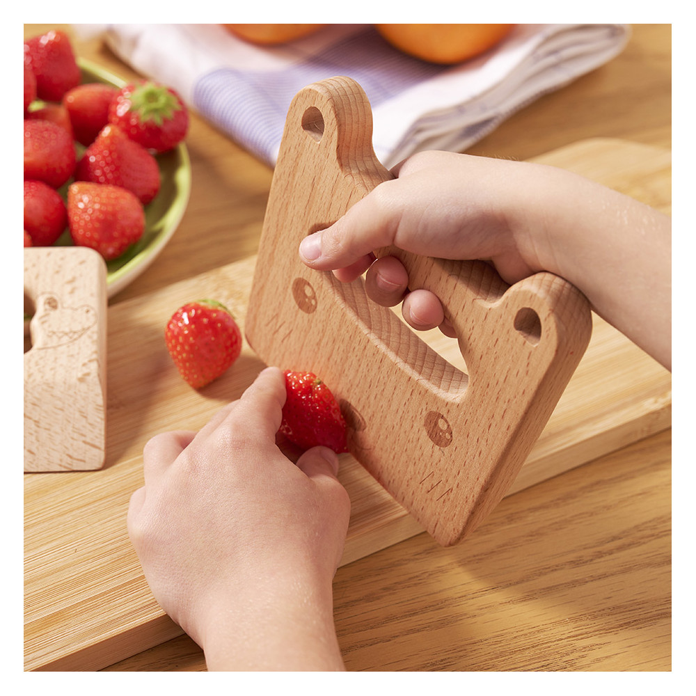 Lot de 2 couteaux d'apprentissage