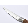 Set de 4 couteaux à steak tout inox effet bois