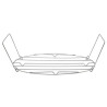 Grille pour rôtissoire