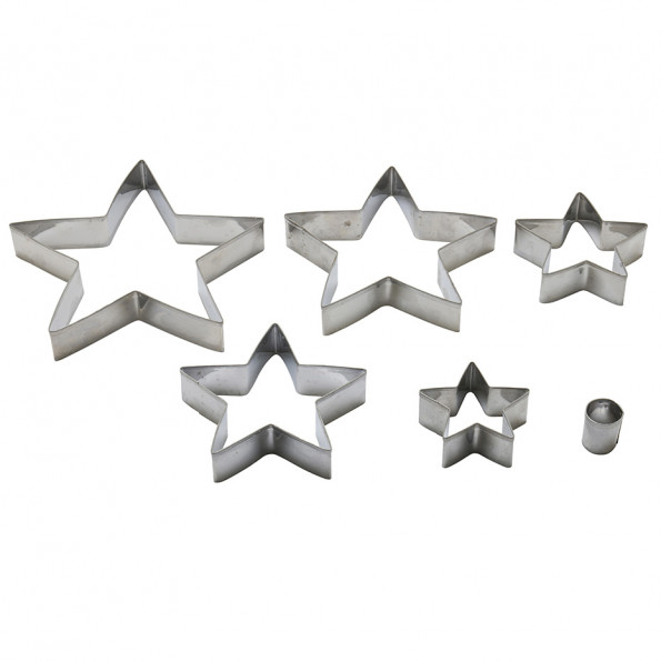 Kit emporte-pièces forme étoiles