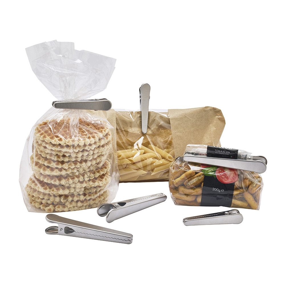 Lot de 6 pinces à sachets fraîcheur