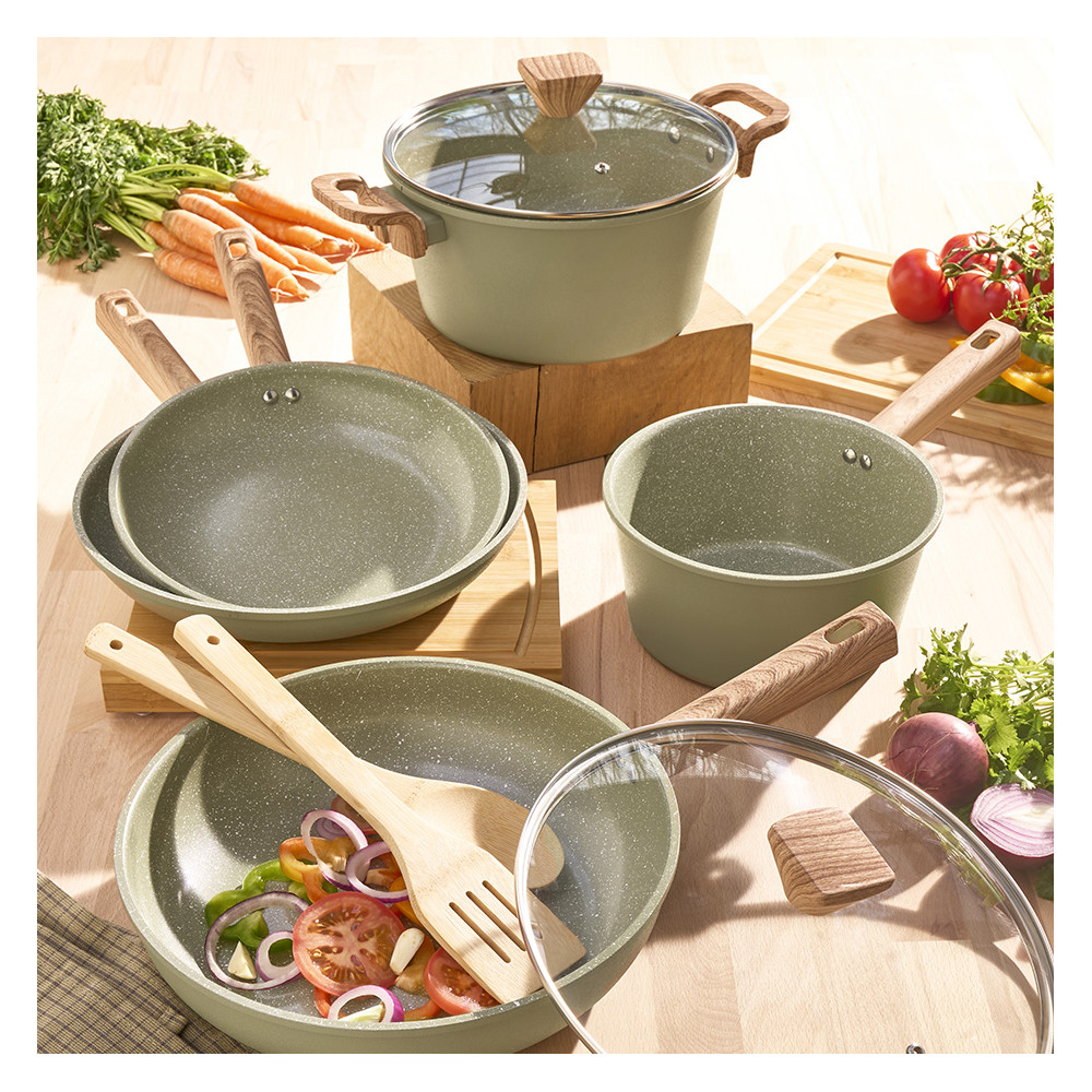 Batterie de cuisine 7 pièces "Oliwood"