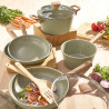 Batterie de cuisine 7 pièces "Oliwood"