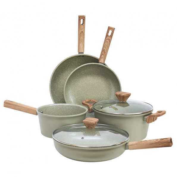 Batterie de cuisine 7 pièces "Oliwood"